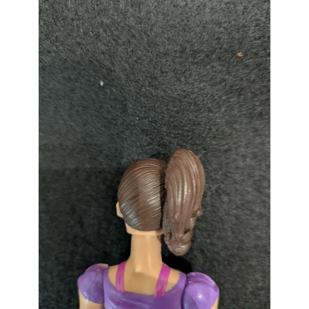 WWE Bayley Action Figure Mattel Im A Hugger Purple Pink Star Tights Wrestling